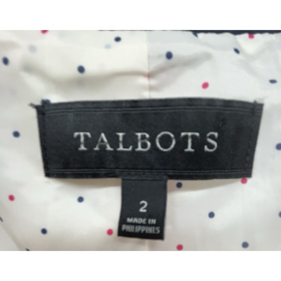 Talbots Blazer Jacket 2 Petal Pink Wool Blend Button Casual Career Feminine Prep - Picture 6 of 9